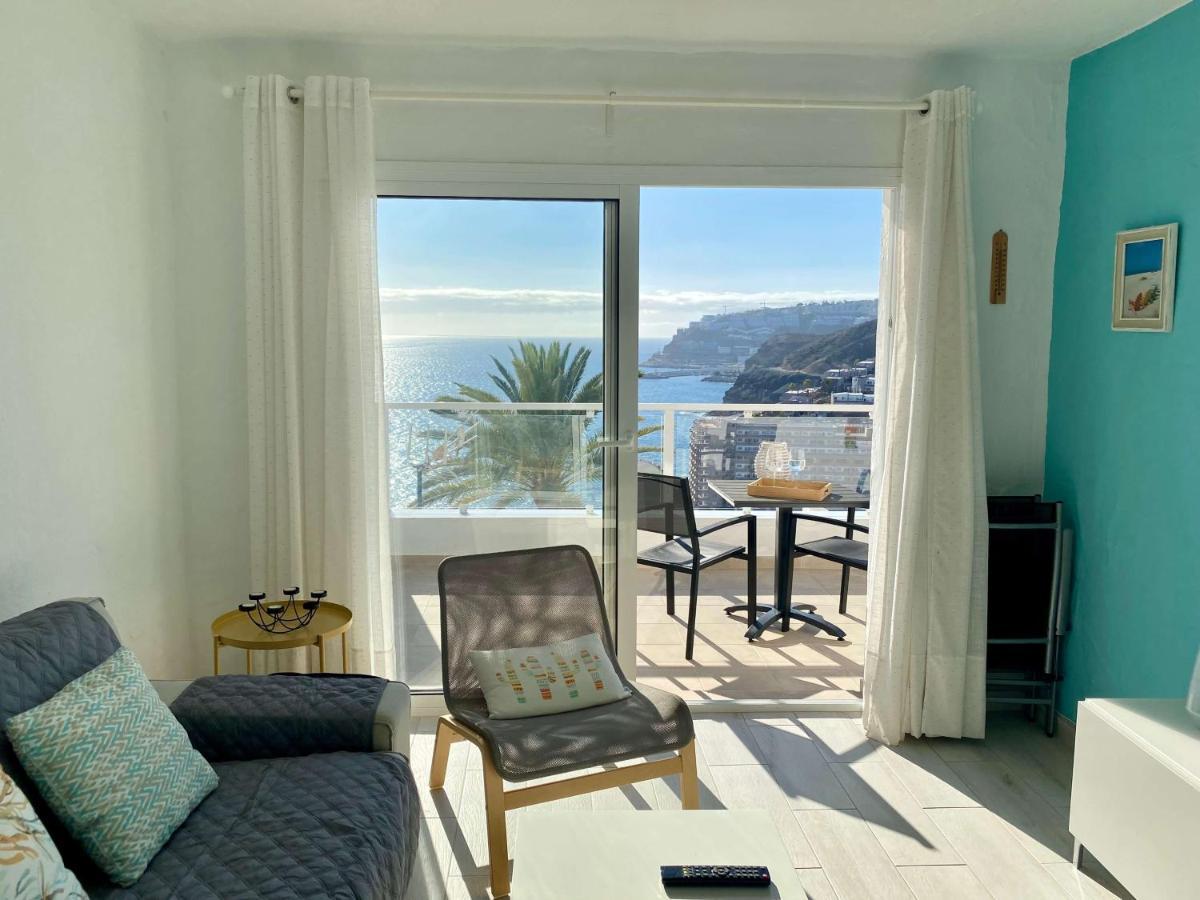 Casa Aita - Refurbished Apartment With Unparalleled Sea View Mogán Exterior foto